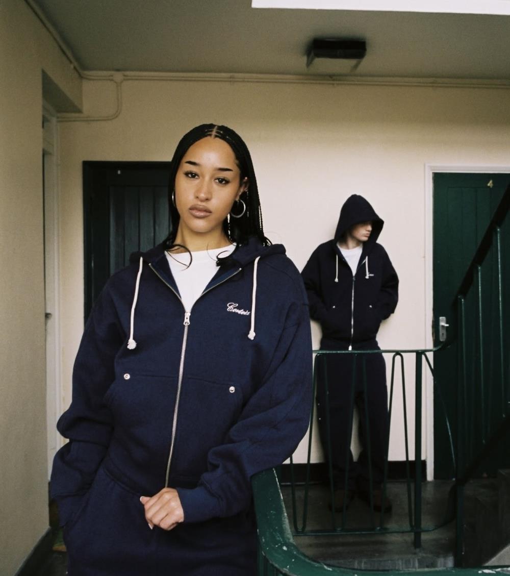 ardwear work zip set -navy