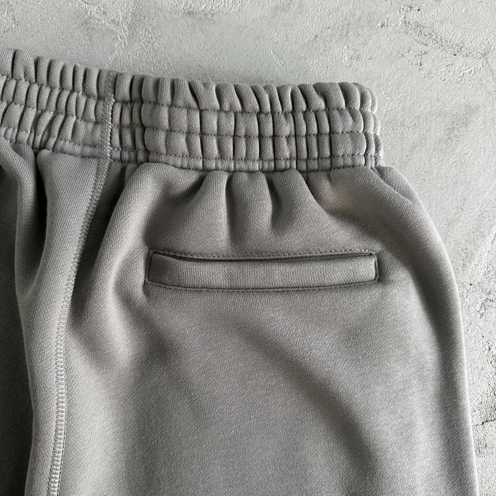 island puff print zip set-grey