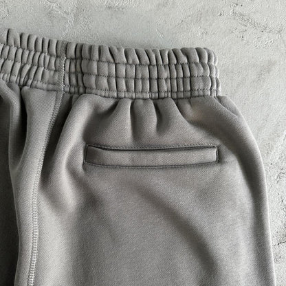 island puff print zip set-grey