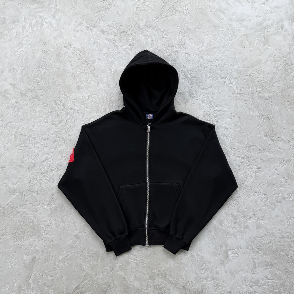 LUNDUN STITCH OPEN HEM -black and red