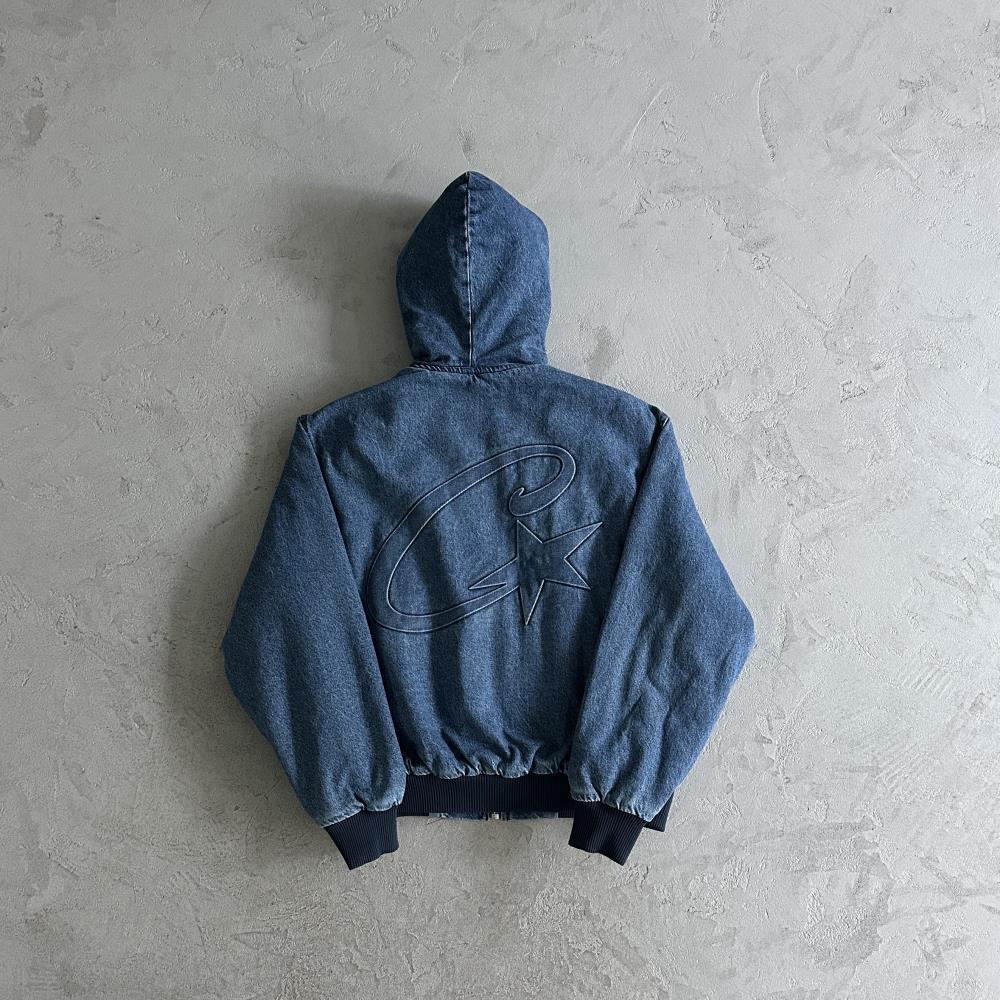 Embossed C-Star Denim Work Jacket