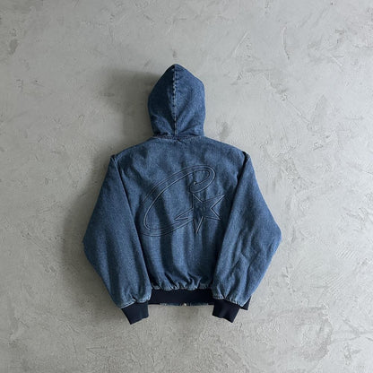 Embossed C-Star Denim Work Jacket