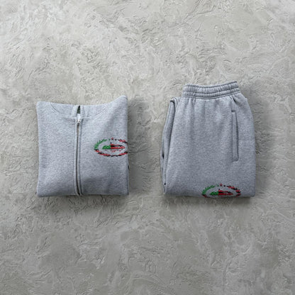 Cortears Royale Zip set- Heather Grey