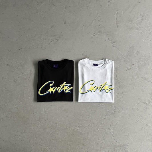 GRADIENT CARNI TEE-yellow blue
