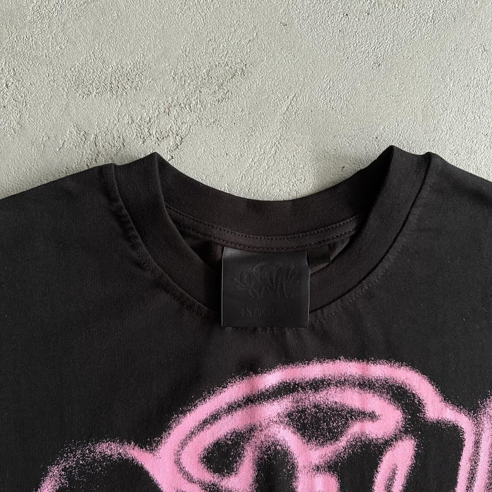 sy player tee -black