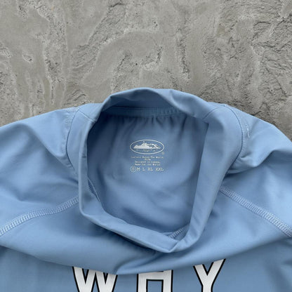 Why Always Me Compression Top 'Powder Blue'