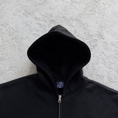 MINI ISLAND ZIP HOODIE -BLACK