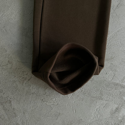island puff print zip set-brown