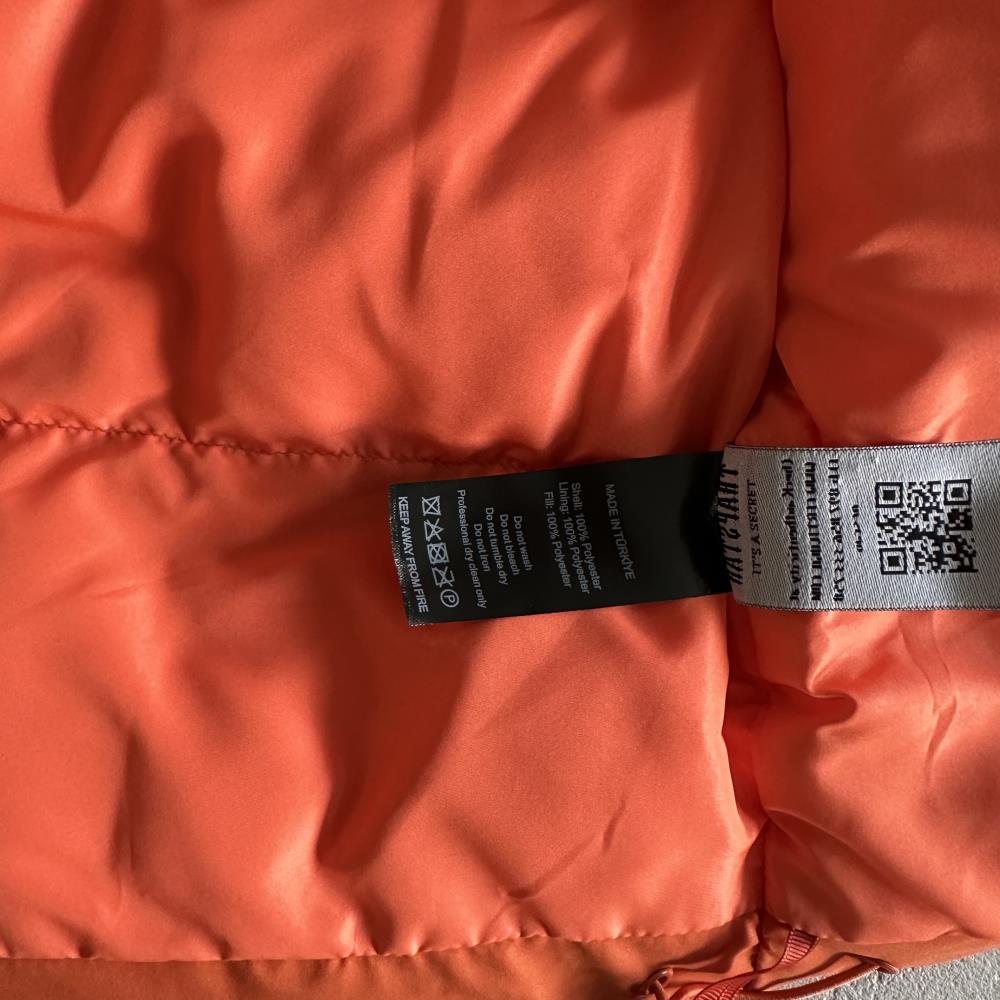 hyperdrive technical puffer jacket-orange