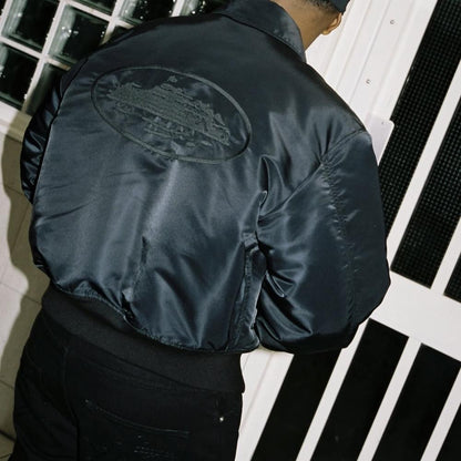 allstarz denim baggy jeans -triple black