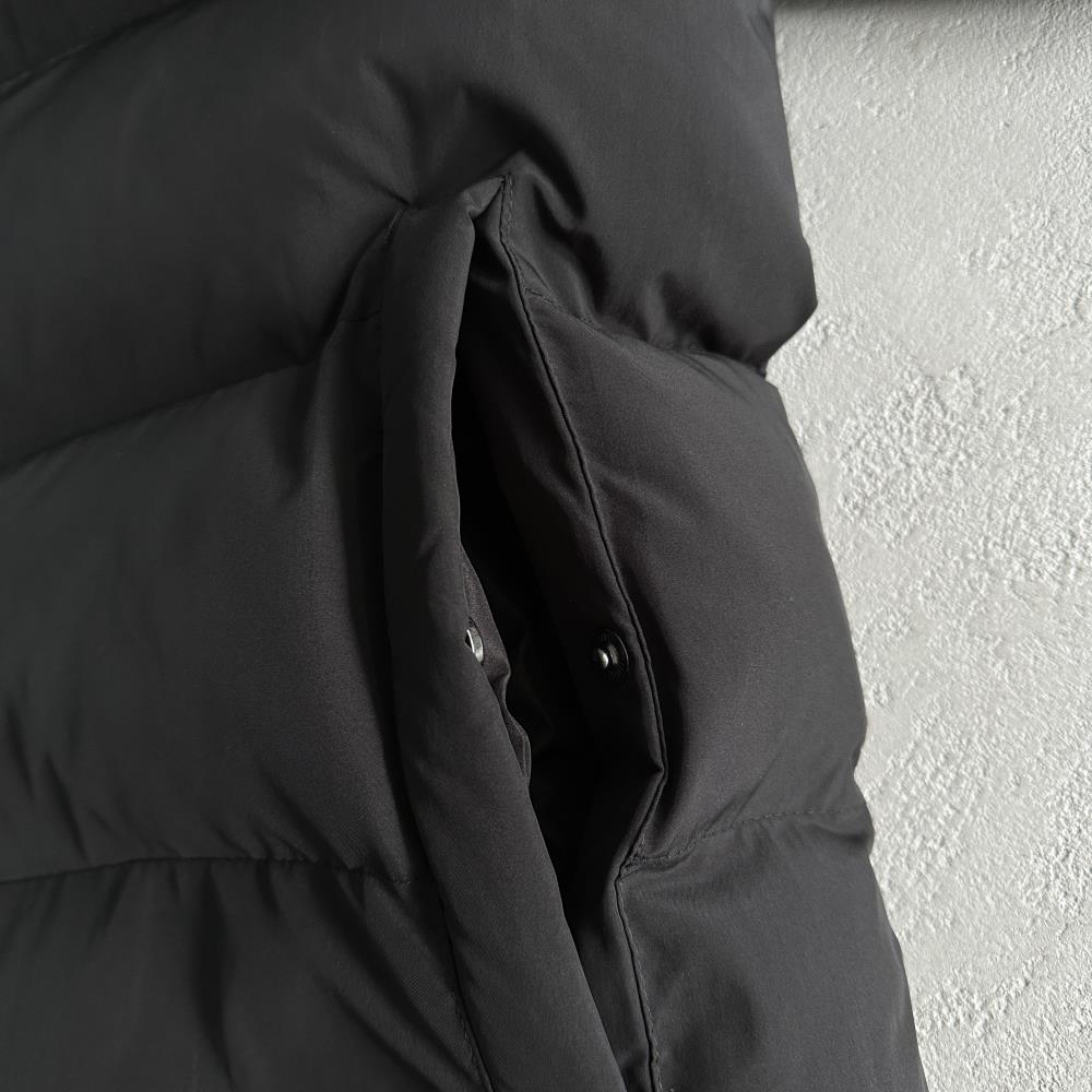 hyperdrive detachable hooded puffer jackst-fluorescent green label