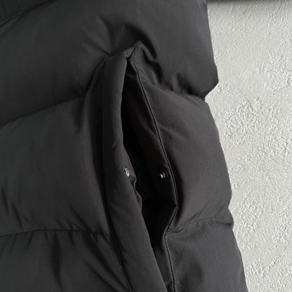 hyperdrive detachable hooded puffer jackst-fluorescent green label