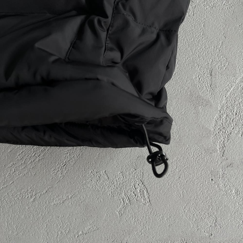 hyperdrive puffer jacket-blackredwhite