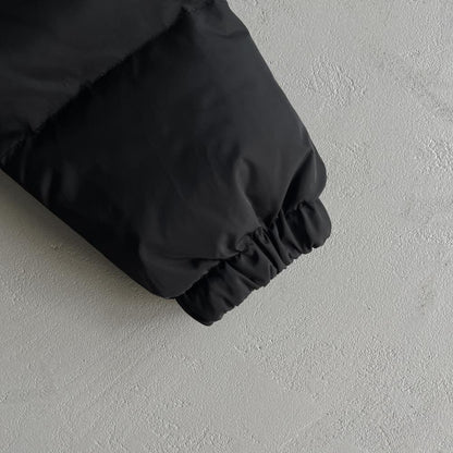 hyperdrive puffer jacket-blackredwhite