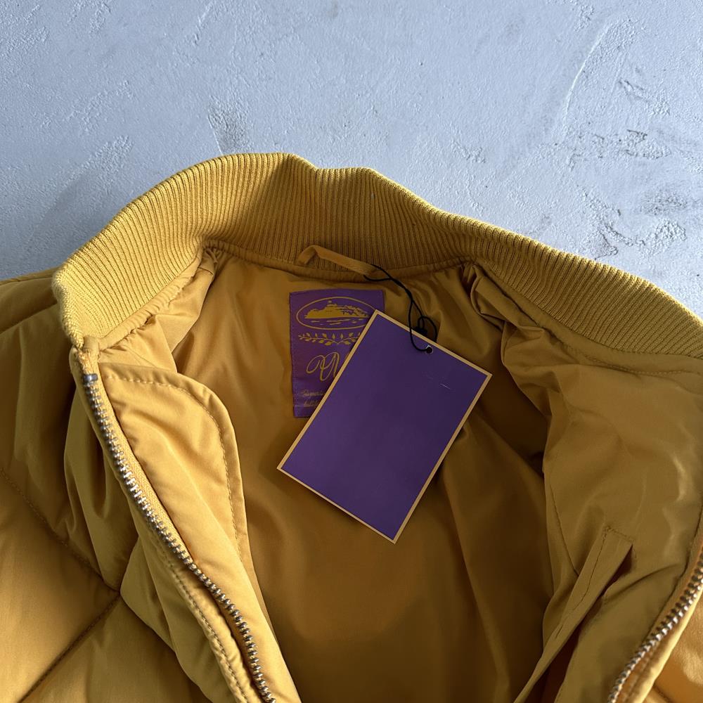 olde english bomber jacket-yellow