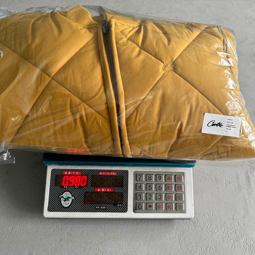 olde english bomber jacket-yellow