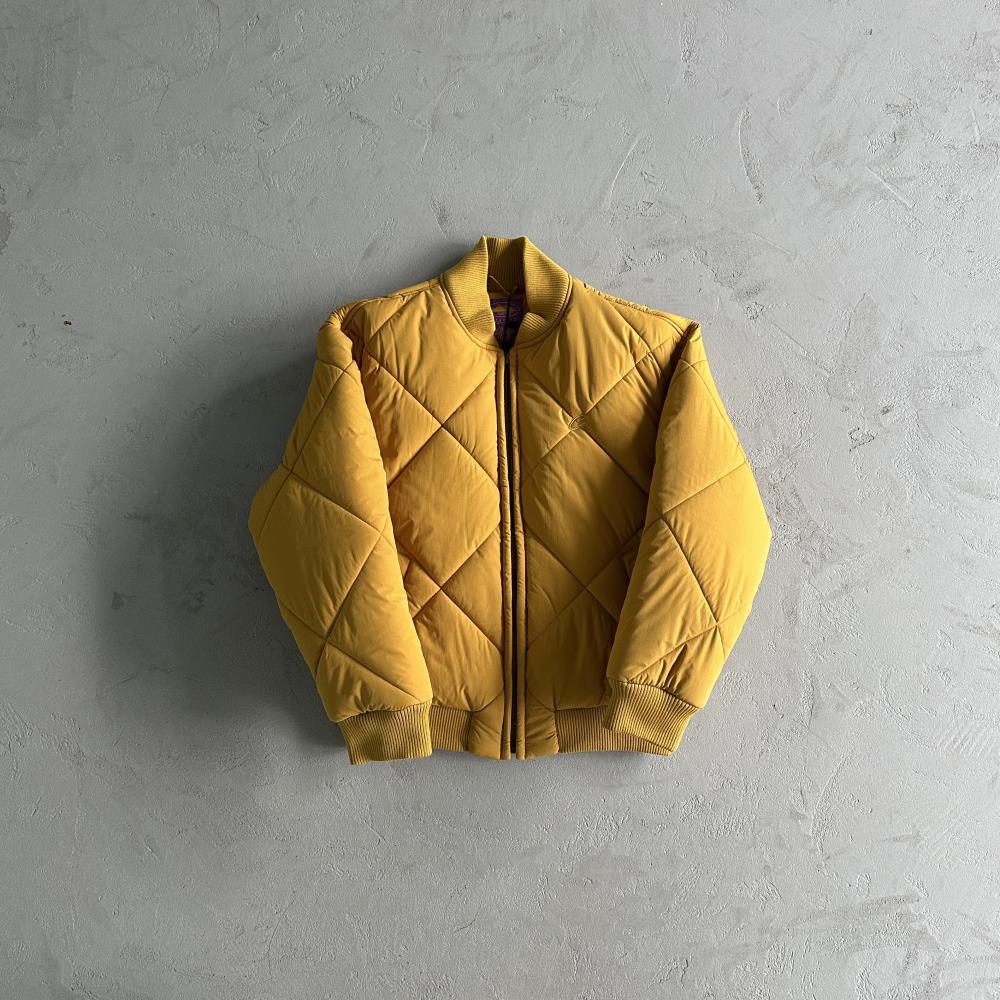 olde english bomber jacket-yellow