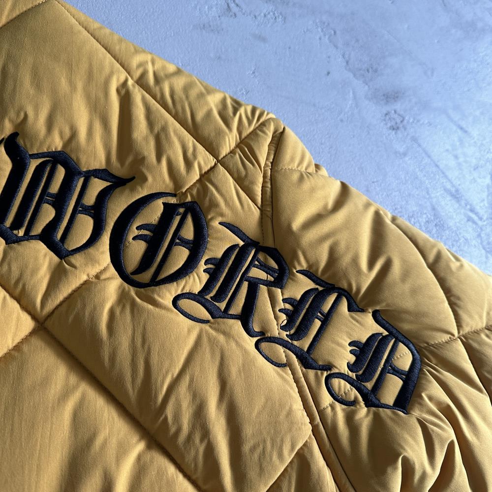 olde english bomber jacket-yellow