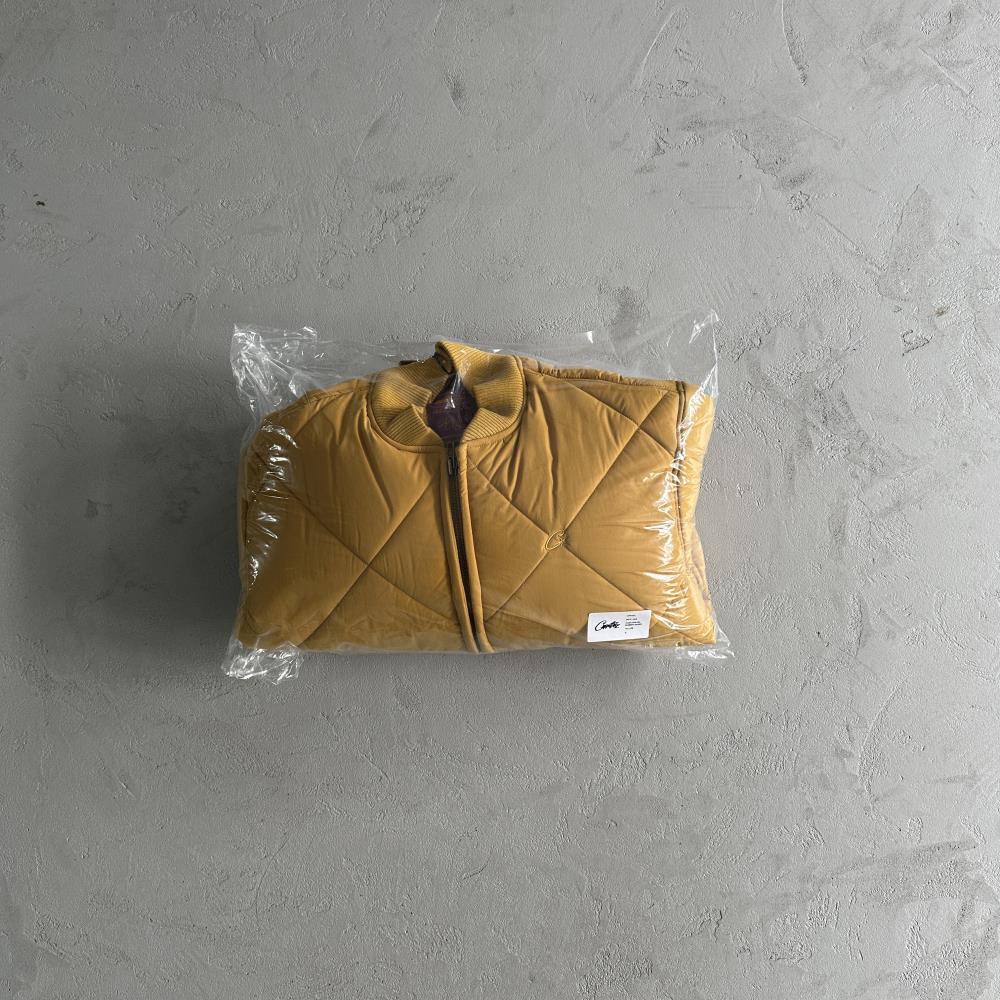 olde english bomber jacket-yellow