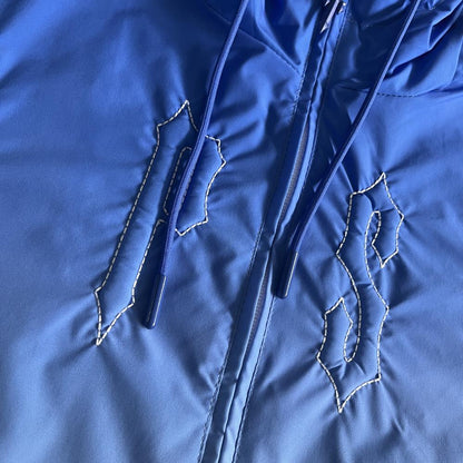 outline arch windbreaker-sky blue gradient