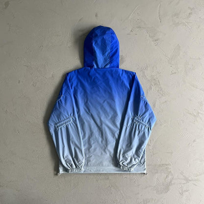 outline arch windbreaker-sky blue gradient