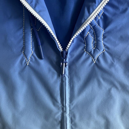outline arch windbreaker-sky blue gradient