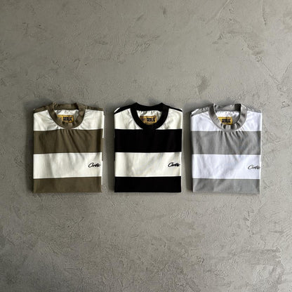 patchwork embroidered short sleeves