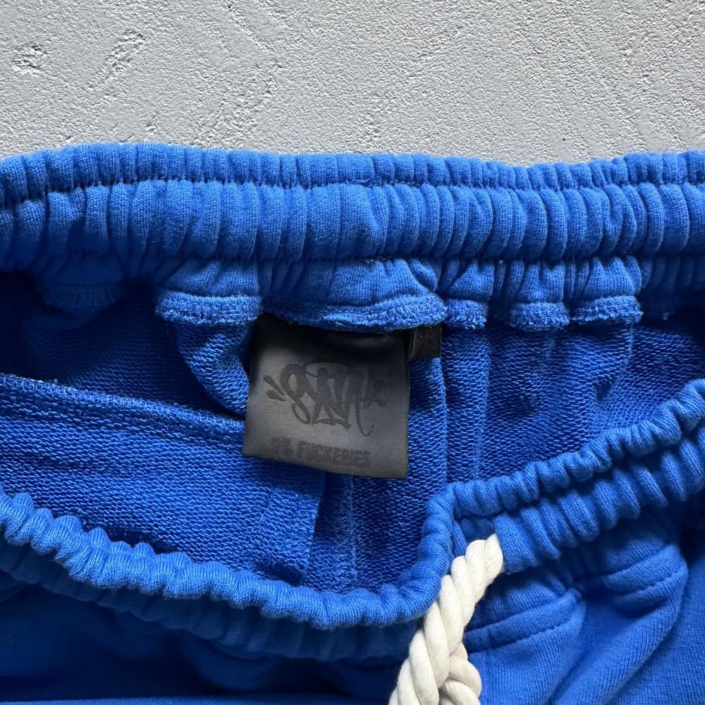 sy logo tee cobaltyellow blue