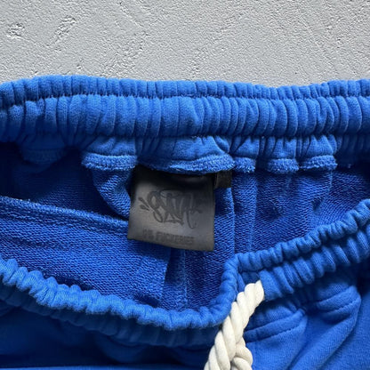 sy logo tee cobaltyellow blue