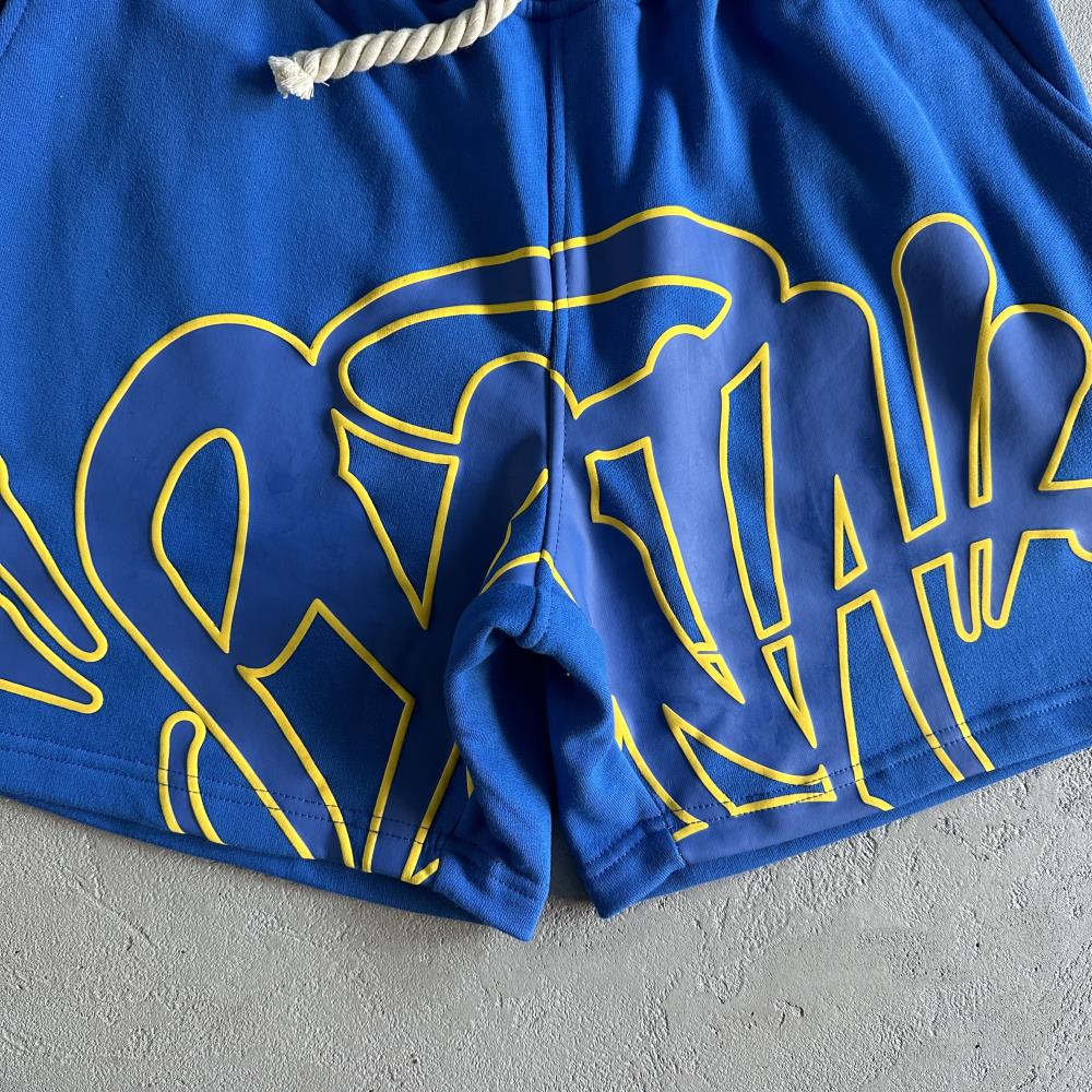sy logo tee cobaltyellow blue