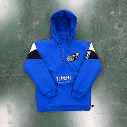 14 Zip Pullover Jacket - Blue