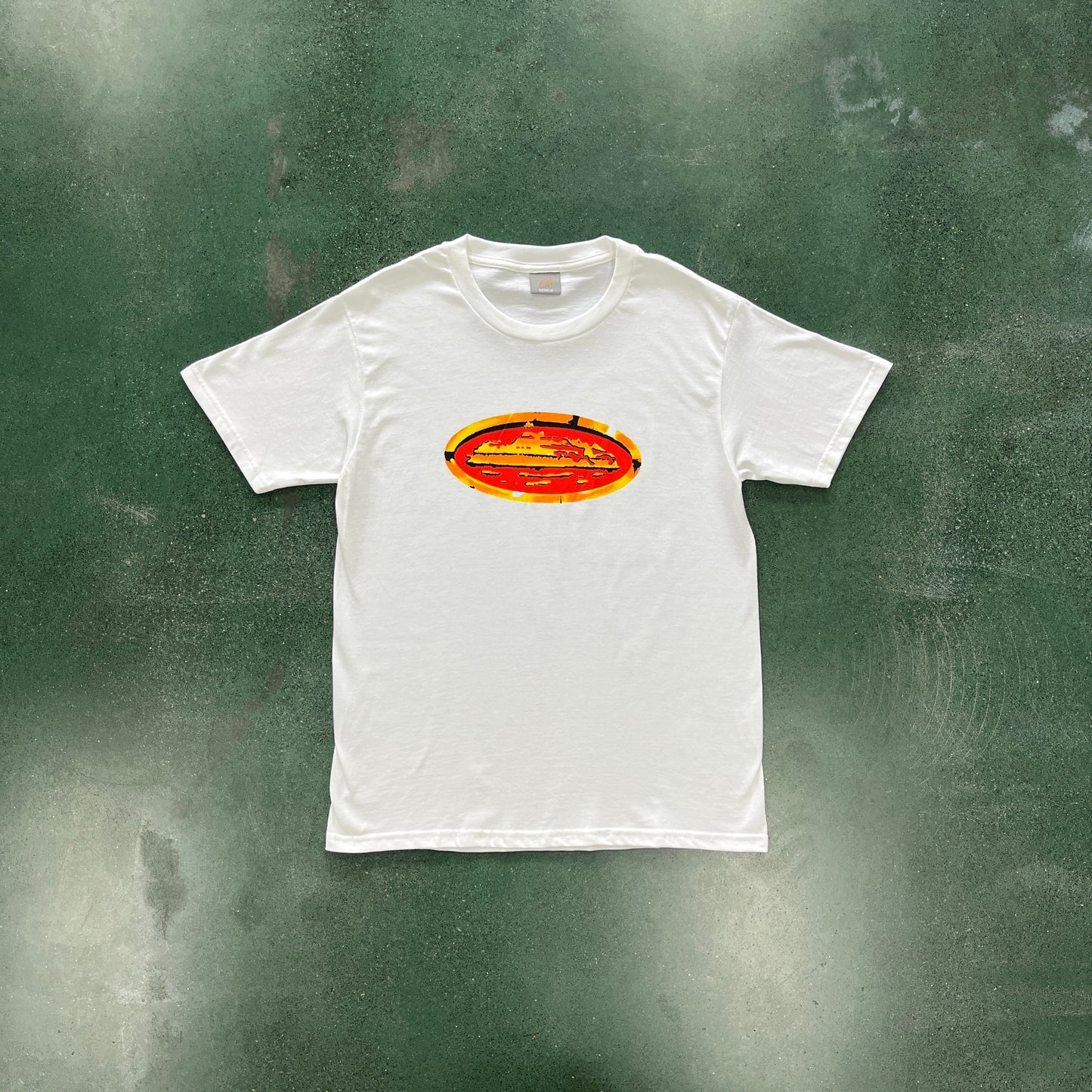 Red Graffiti Round Short Sleeve