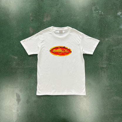 Red Graffiti Round Short Sleeve