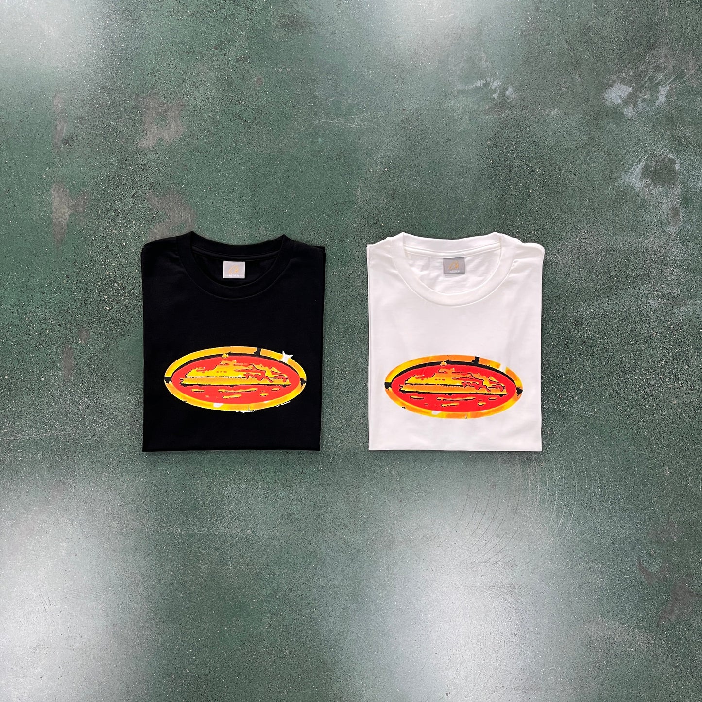 Red Graffiti Round Short Sleeve