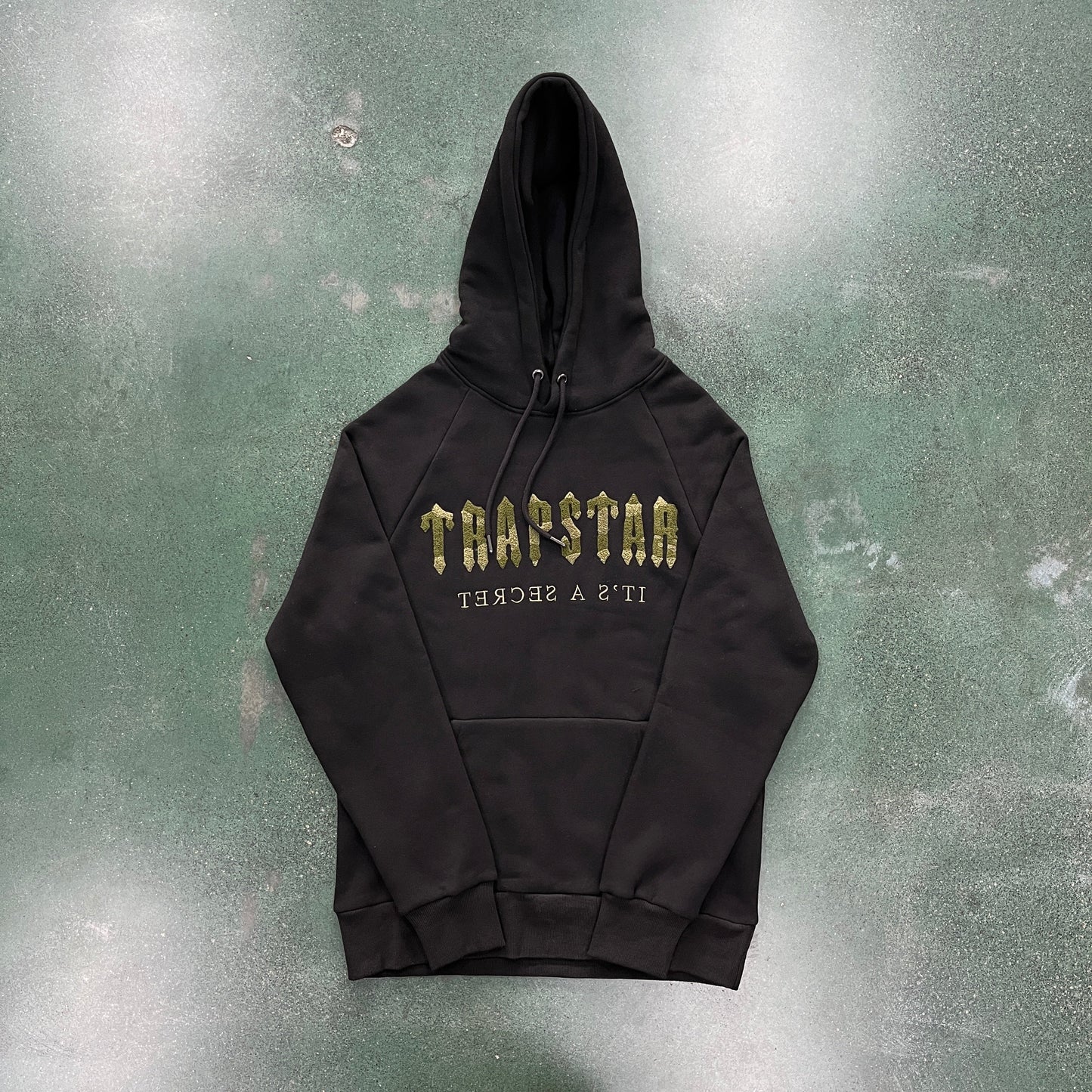 Decoding Chenille Sportswear - Army Green Embroidery