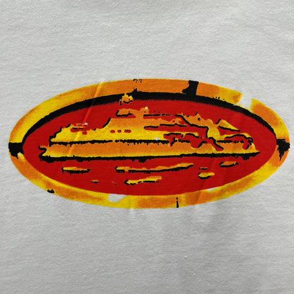 Red Graffiti Round Short Sleeve
