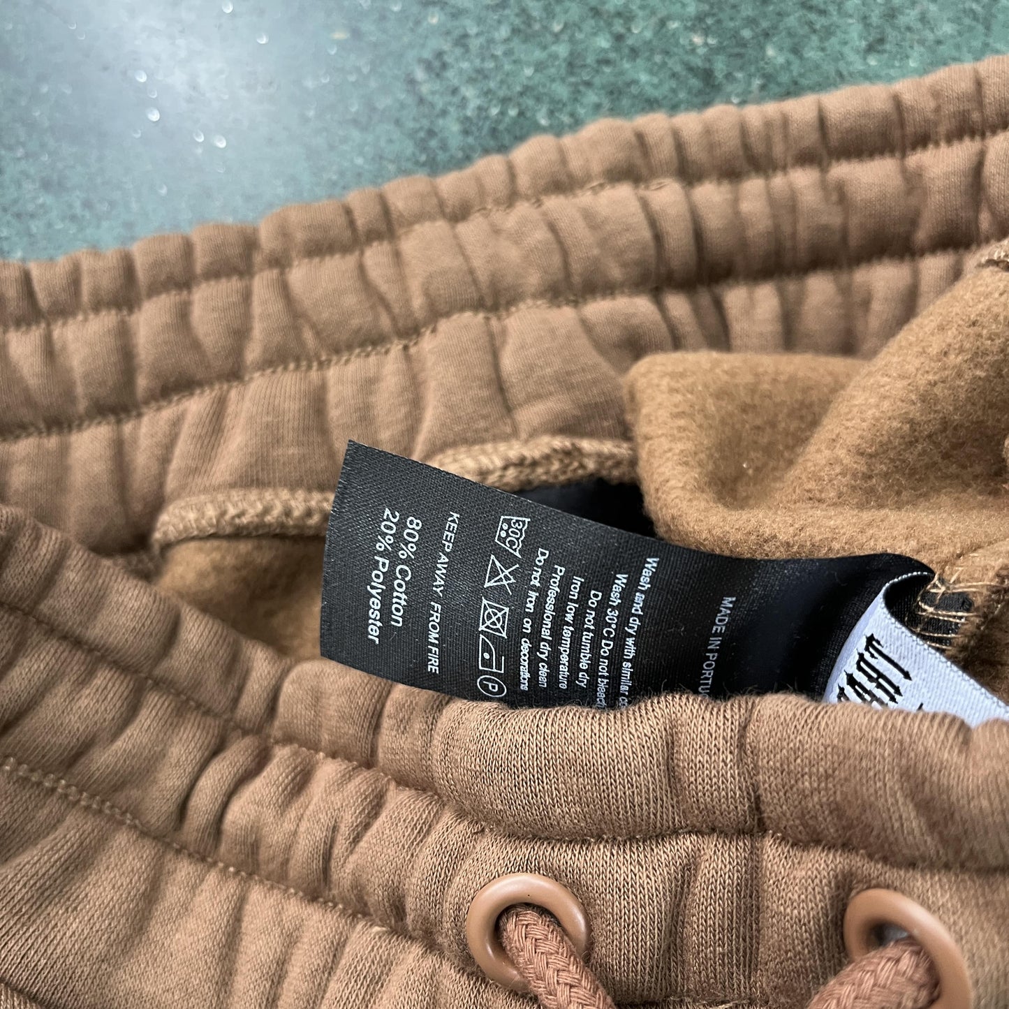 CHENILLE DECDODED2.0 HOODIE TRACKSUIT-BISON
