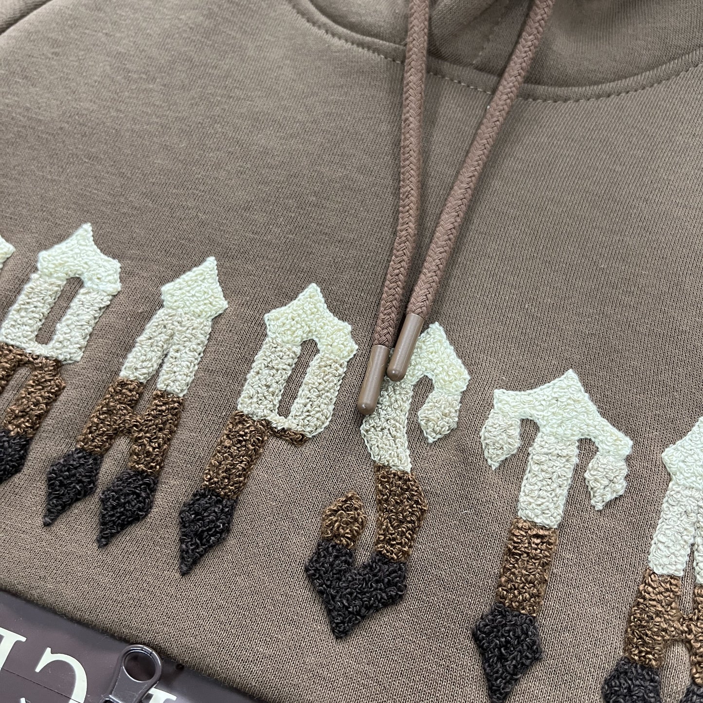 CHENILLE DECDODED2.0 HOODIE TRACKSUIT-BISON