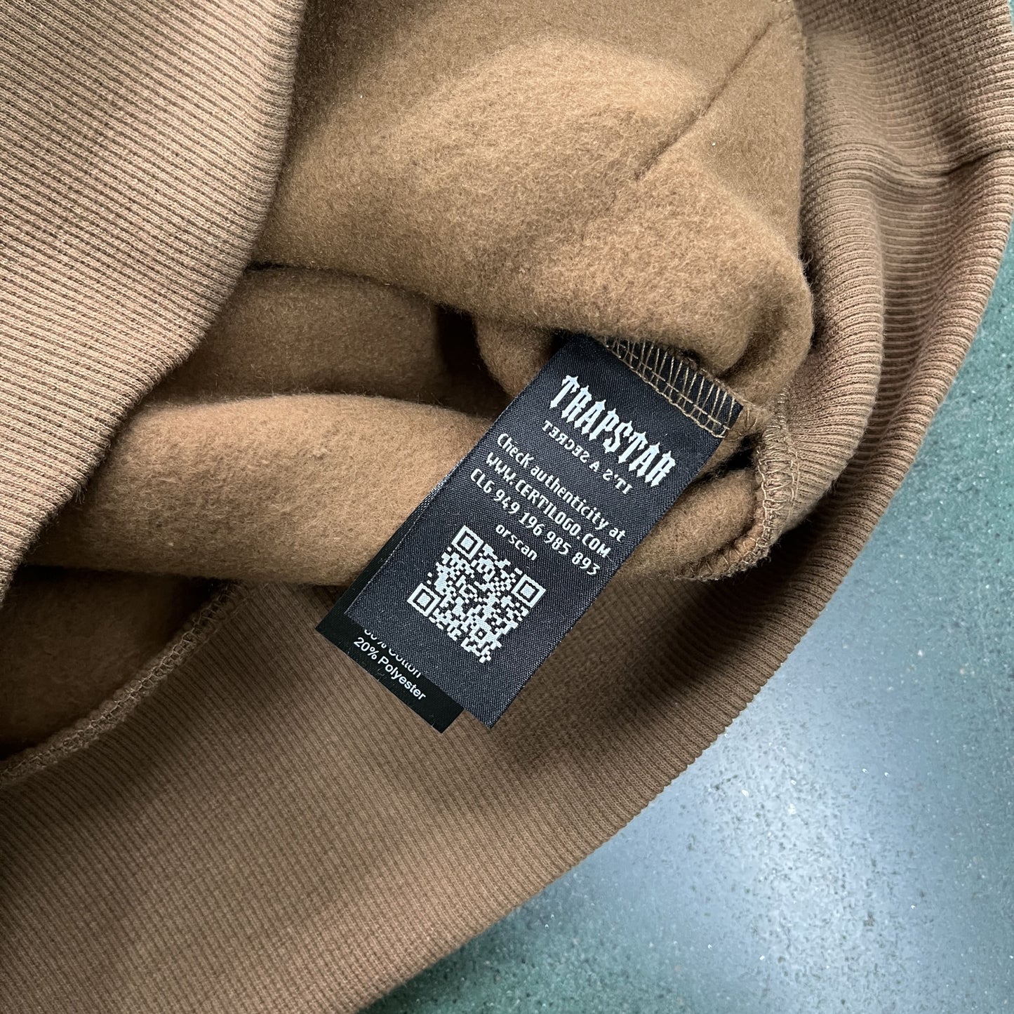 CHENILLE DECDODED2.0 HOODIE TRACKSUIT-BISON