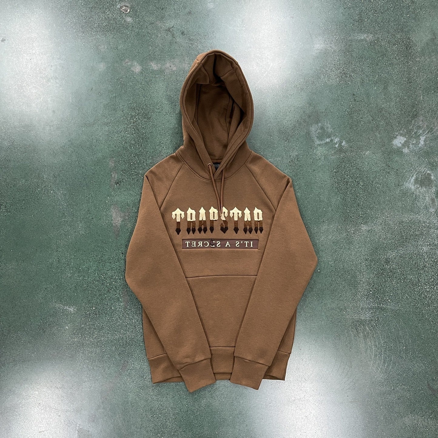 CHENILLE DECDODED2.0 HOODIE TRACKSUIT-BISON