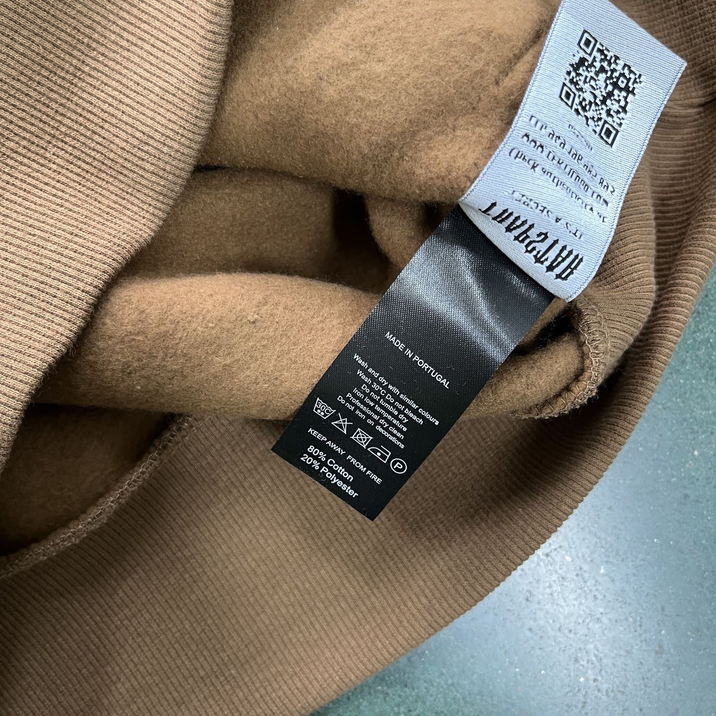 CHENILLE DECDODED2.0 HOODIE TRACKSUIT-BISON