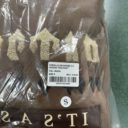 CHENILLE DECDODED2.0 HOODIE TRACKSUIT-BISON