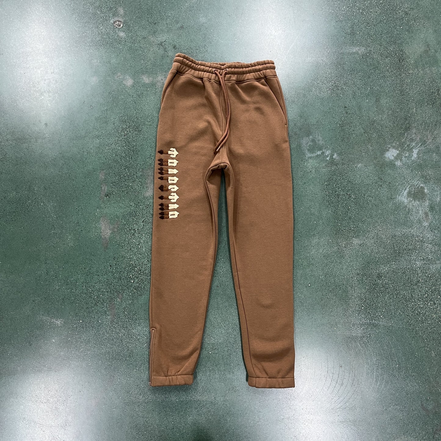 CHENILLE DECDODED2.0 HOODIE TRACKSUIT-BISON