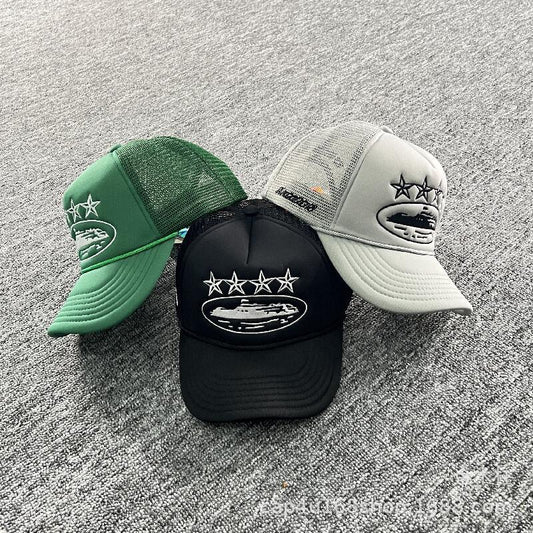 embroidery trucker cap