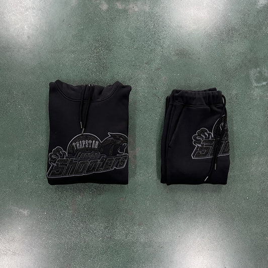 SHOOTERS HOODIE TRACKSUIT BLACKOUT EDITION-BLACK/BLACK