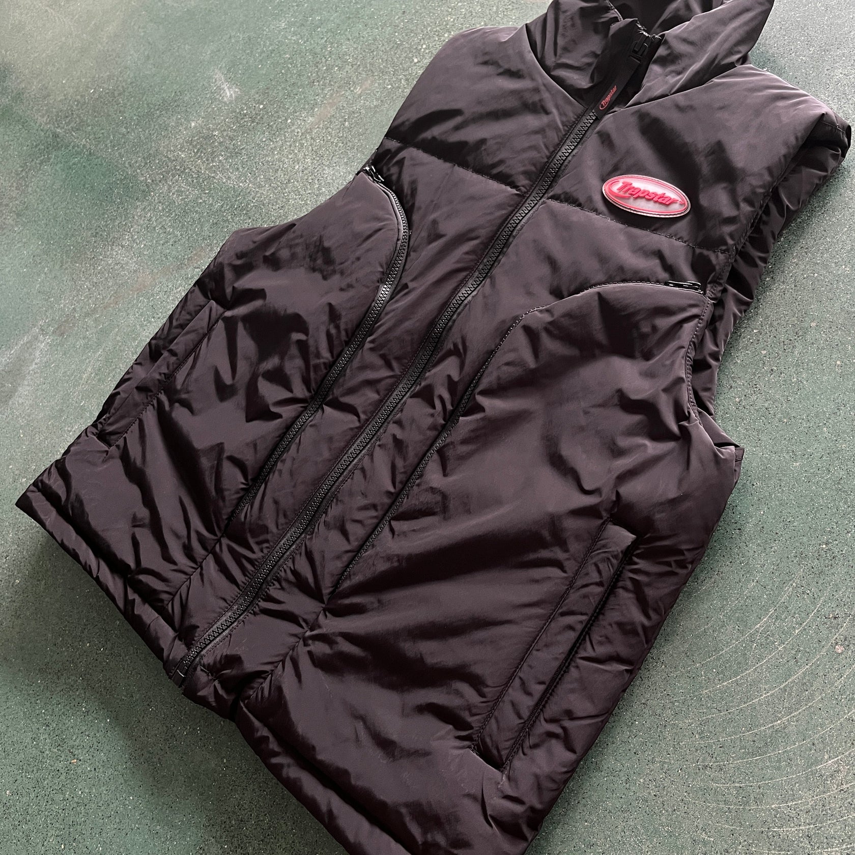 Hyperdrive Gilet Black/Red,Trapstar jacket ROGEDA T