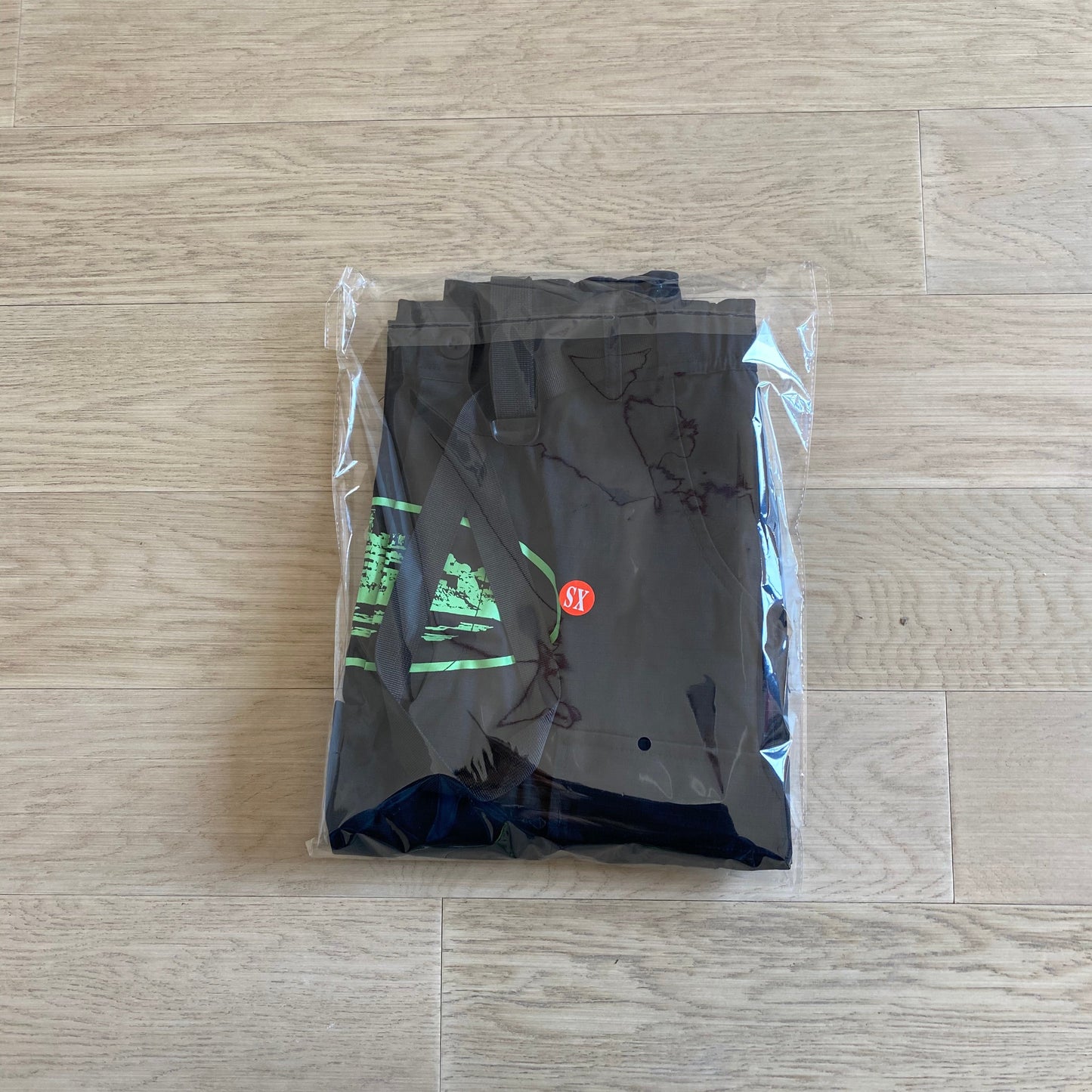 Corteiz Black Green Logo Cargo