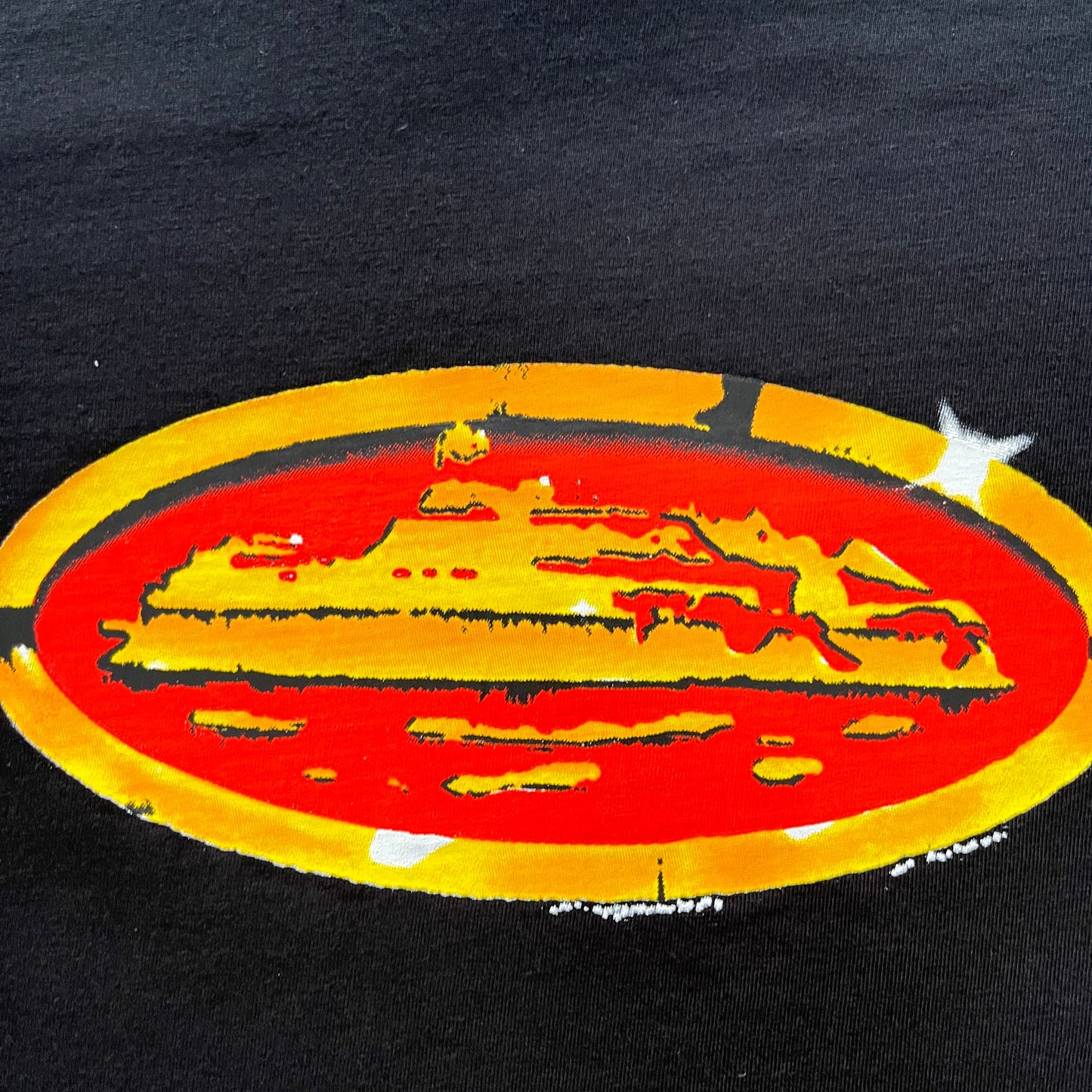 Red Graffiti Round Short Sleeve